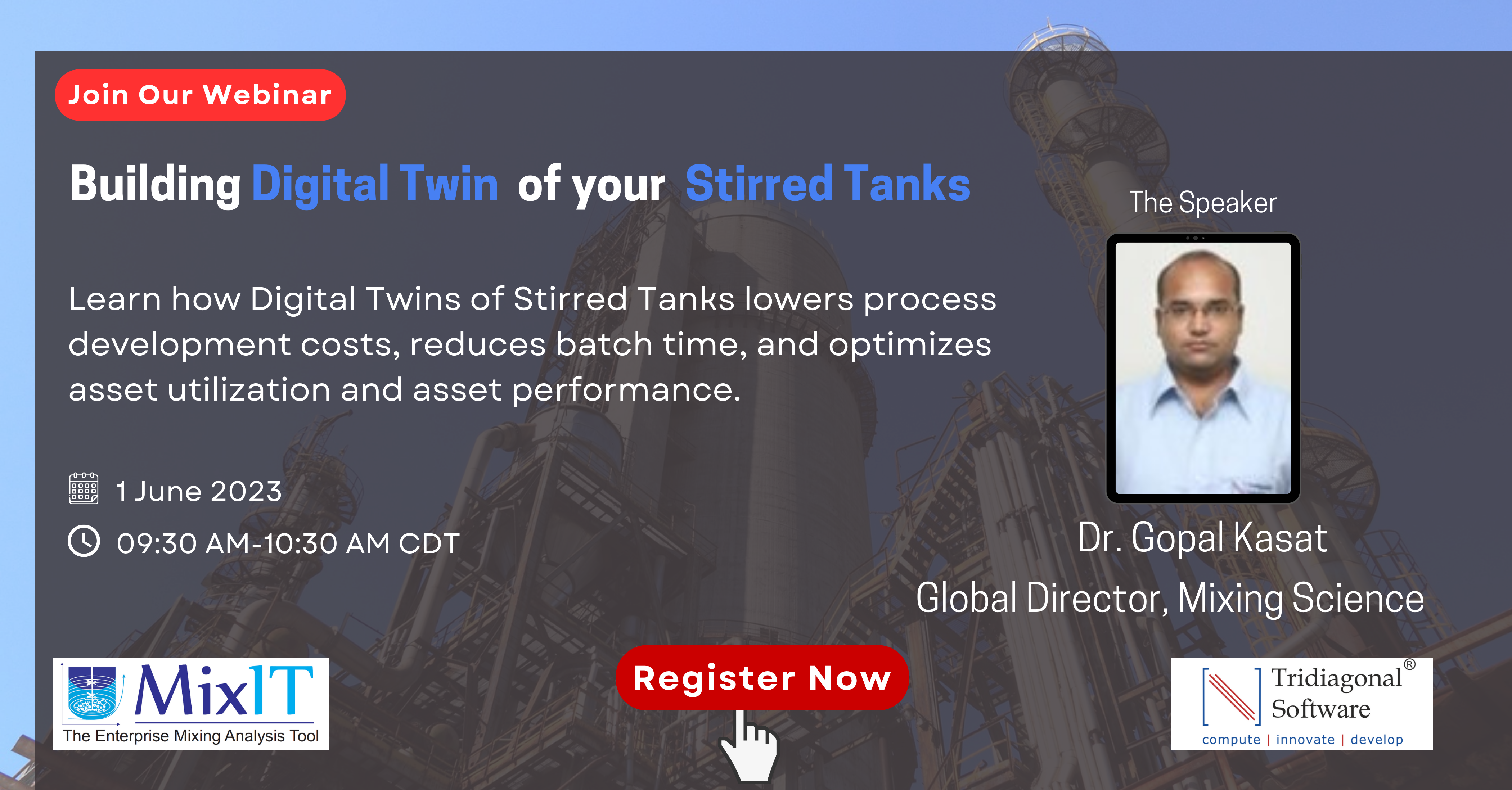 Building Digital Twin of your Stirred Tanks